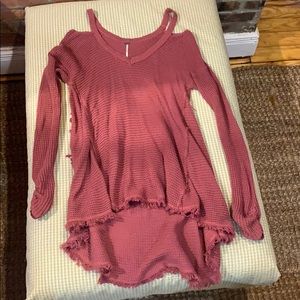 Pink/purple Free People sweater